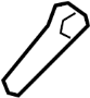 Image of HVAC Mode Door Lever Link image for your 2009 Hyundai Veracruz 3.8L V6 A/T FWD Limited Sport Utility 