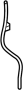 View Engine Oil Dipstick Tube. GUIDE - OIL LEVEL GAUGE. Guide tube.  Full-Sized Product Image
