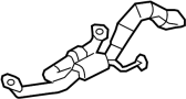 286103L810 Exhaust Intermediate Pipe. Pipe - Exhaust. (Front)