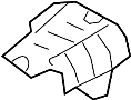 287943L000 Exhaust Heat Shield (Right, Rear)
