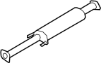 Image of Pipe. Exhaust. Intermediate. Exhaust Intermediate. image for your 2010 Hyundai Genesis   