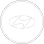 Image of Wheel Cap image for your 1998 Hyundai Tiburon   