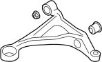 Image of Suspension Control Arm (Left, Front, Lower) image for your Hyundai