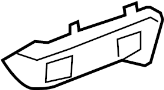 Image of Cabin Air Intake Duct (Rear, Lower) image for your 2001 Hyundai Elantra   