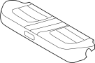 Image of Seat Cover (Rear) image for your 2016 Hyundai Accent   
