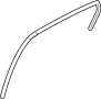 Image of Window Channel (Left, Right, Rear, Upper, Lower) image for your 2023 Hyundai Palisade   