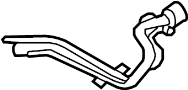 Image of Fuel Filler Neck image for your 2006 Hyundai Tiburon   