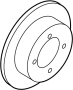 View Disc Brake Rotor (Rear) Full-Sized Product Image 1 of 2
