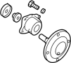 View Wheel hub with bearing, front Full-Sized Product Image 1 of 1
