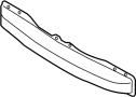 Image of Bumper Impact Bar (Rear) image for your 2022 Hyundai Venue   