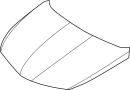 Image of Hood Panel image for your 2014 Hyundai Azera  Base Sedan 