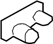 314512T500 Vapor Canister Bracket (Upper)