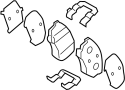 View Disc Brake Pad Set (Front) Full-Sized Product Image 1 of 1