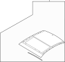 Image of Sunroof Frame image for your 2022 Hyundai Elantra N   
