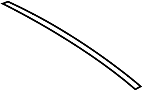 Image of Glass seal. Weatherstrip - P/ROOF Glass. (Rear). Included with: Rear. image for your 2018 Hyundai Sonata   