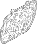 Image of Regulator. Panel. (Right, Front). A mechanical assembly. image for your 2013 Hyundai Accent   
