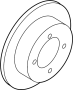 View Disc Brake Rotor (Rear) Full-Sized Product Image