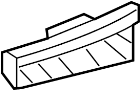 Image of Bumper Cover Bracket (Left, Lower) image for your 2019 Hyundai Sonata   