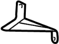 Image of Bumper Cover Bracket (Front, Upper, Lower) image for your 2021 Hyundai Veloster   