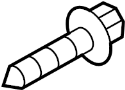 View Screw. Trim. Molding. (Upper, Lower) Full-Sized Product Image