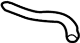 View Radiator Coolant Hose (Upper) Full-Sized Product Image