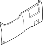 Image of Instrument Panel Trim Panel (Left, Lower) image for your Hyundai