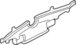 Image of Instrument Panel Air Duct (Front) image for your 2001 Hyundai Elantra   