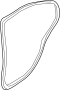 Image of Door Seal (Right, Rear) image for your 2017 Hyundai Sonata   