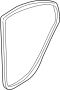 View Door Seal (Left, Rear) Full-Sized Product Image 1 of 2