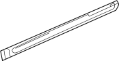 View Door Molding (Right, Rear, Upper, Lower) Full-Sized Product Image 1 of 2