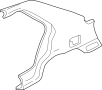 Image of Quarter Panel (Left) image for your 2003 Hyundai Elantra  GLS Sedan 