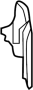 Image of Tail Light Pocket (Left, Rear) image for your 2003 Hyundai Elantra   