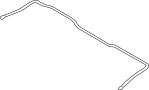 Image of Suspension Stabilizer Bar (Rear) image for your 1993 Hyundai Sonata  Base Sedan 