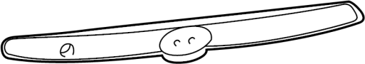 Image of Liftgate Finish Panel (Upper, Lower) image for your 2005 Hyundai Elantra   