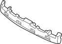 Image of Bumper Impact Absorber (Right, Rear) image for your 2012 Hyundai Sonata   