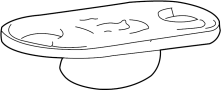 Image of License Plate Light Lens image for your 2020 Hyundai Veloster N   