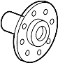 Image of Wheel Hub (Front) image for your 2017 Hyundai Veloster  Turbo R-Spec Hatchback 