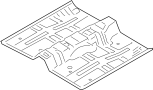 Image of Floor Pan (Front) image for your 2012 Hyundai Elantra  GLS Sedan 