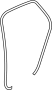 Image of Door Seal (Left, Rear) image for your 2017 Hyundai Sonata   