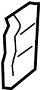 Image of Vent. GRILLE. Air. Pressure. Quarter Panel Air Vent. image for your 2003 Hyundai Santa Fe   