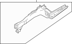 Image of Frame Side Member Assembly (Left, Front, Lower) image for your 2013 Hyundai Accent  GS Hatchback 