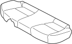 Image of Seat Cover (Left, Right, Rear) image for your 2015 Hyundai Accent   
