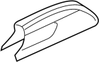 Image of Roof Rack Cover (Right, Rear) image for your 2002 Hyundai Santa Fe  LX Sport Utility 