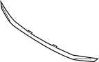 Image of Grille Molding (Upper) image for your 2011 Hyundai Azera   