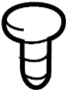 View Rivet. Bracket. Bumper. (Front, Rear, Upper, Lower) Full-Sized Product Image