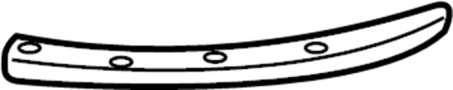 View Bumper Cover Bracket (Left, Front, Upper, Lower) Full-Sized Product Image 1 of 2