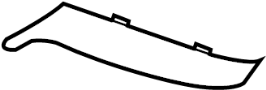 Image of Grille Molding (Left) image for your 2023 Hyundai Venue   