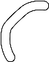 254123X601 Radiator Coolant Hose (Upper, Lower)