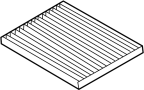 View Cabin Air Filter Full-Sized Product Image