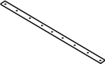 Image of Hood Seal (Front, Rear, Upper) image for your 2012 Hyundai Elantra   